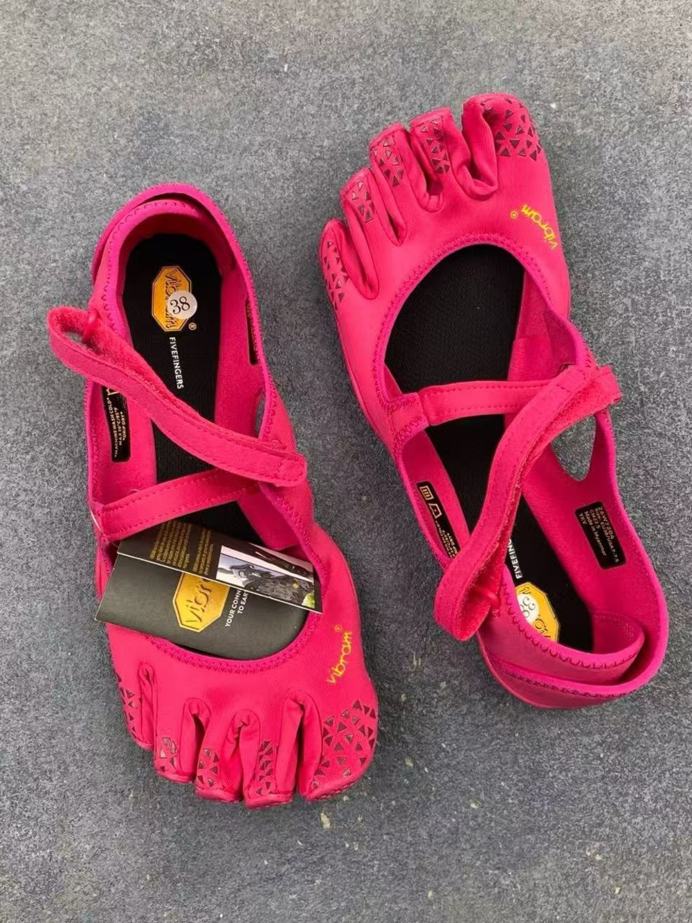 Vibram Women's FiveFingers Hot Pink Minimalist Toe Sandals